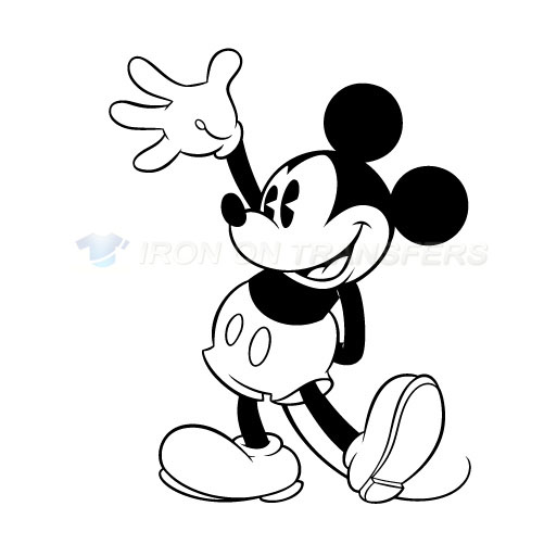 Mickey Mouse Iron-on Stickers (Heat Transfers)NO.827